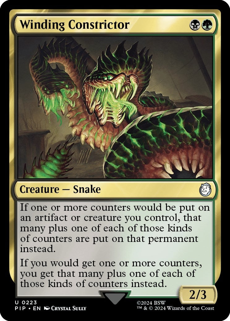 Winding Constrictor (223) [PIP] - MTG Single