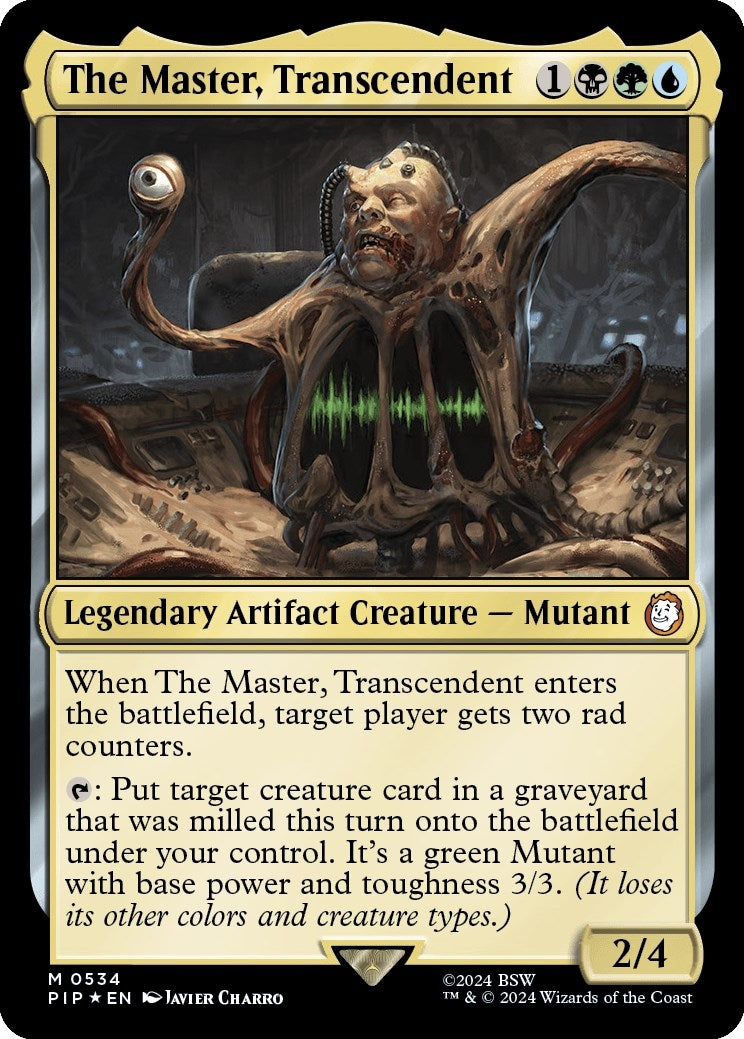 The Master Transcendent (Surge Foil) (534) [PIP] - MTG Single