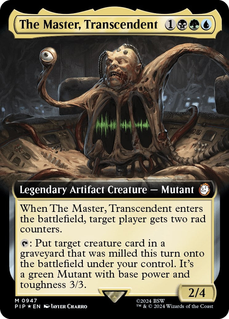 The Master Transcendent (Extended Art) (Surge Foil) (947) [PIP] - MTG Single