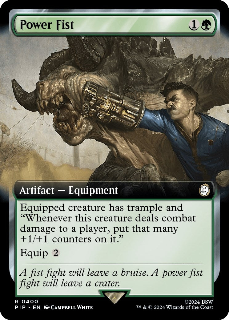 Power Fist (Extended Art) (400) [PIP] - MTG Single