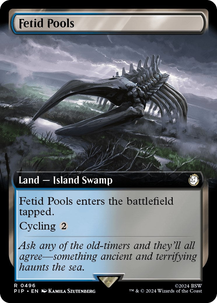 Fetid Pools (Extended Art) (496) [PIP] - MTG Single