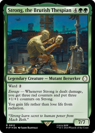 Strong the Brutish Thespian (Surge Foil) (612) [PIP] - MTG Single