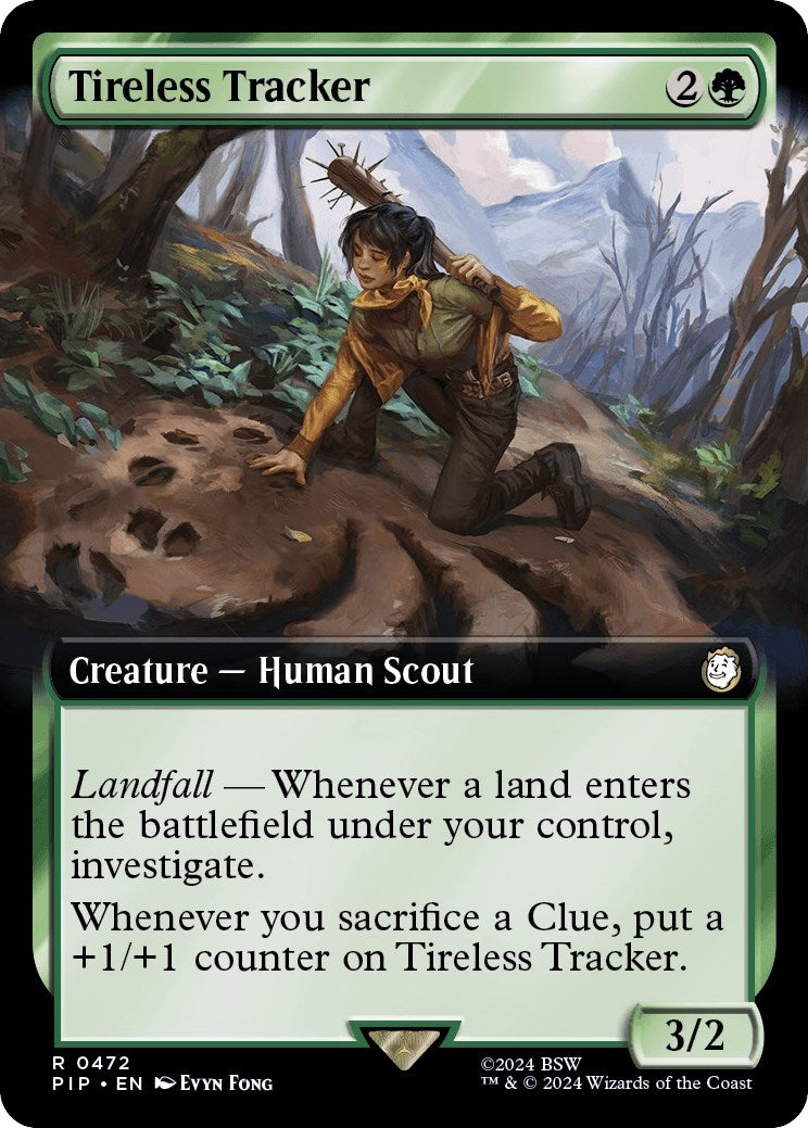 Tireless Tracker (Extended Art) (472) [PIP] - MTG Single
