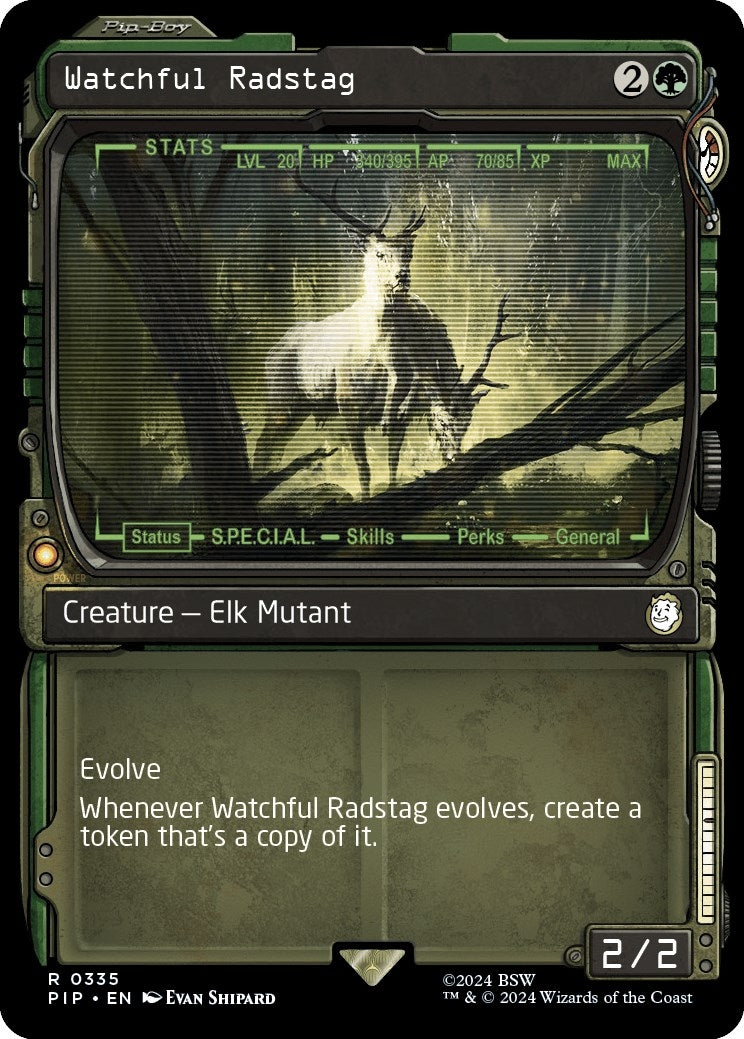 Watchful Radstag (Showcase) (335) [PIP] - MTG Single