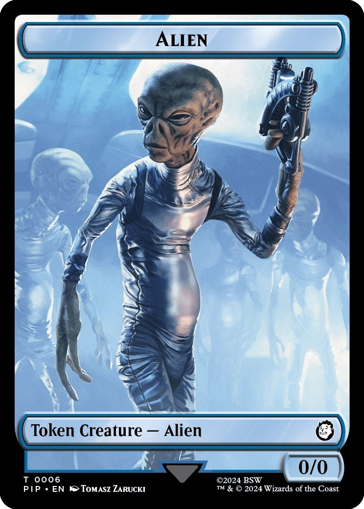 Alien // Clue Double-Sided Token (0) [PIP] - MTG Single
