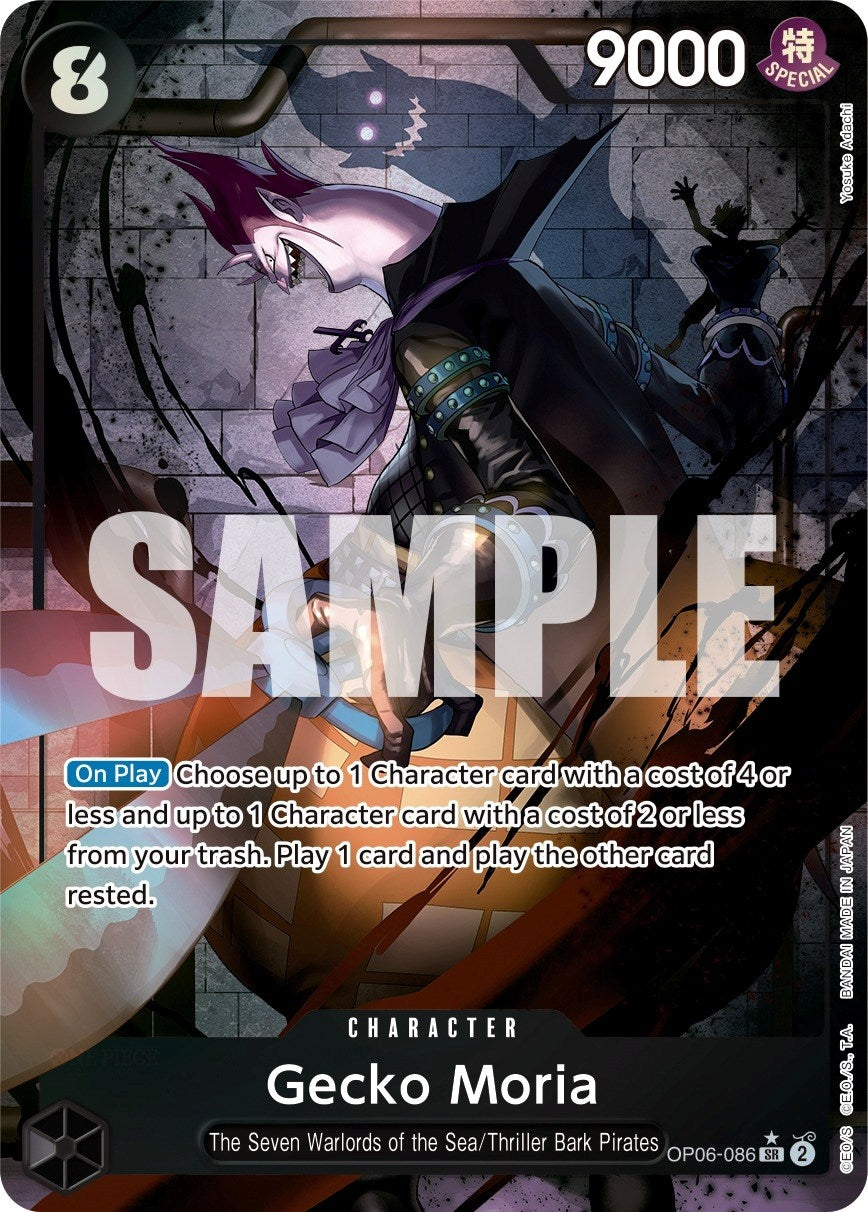 Gecko Moria (086) (Alternate Art) (6086) (OP06) - One Piece Card Game Single