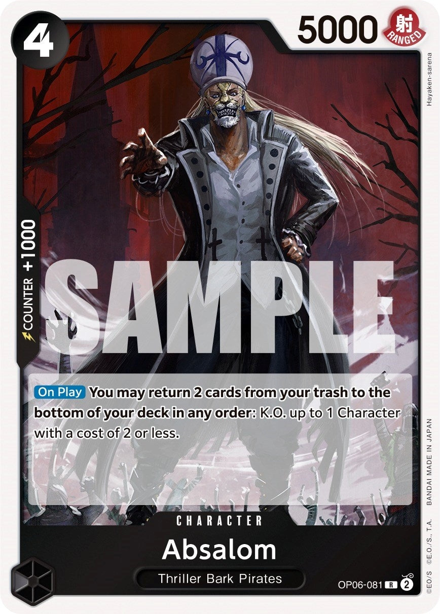 Absalom (6081) (OP06) - One Piece Card Game Single