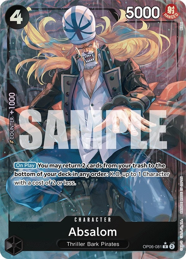 Absalom (Alternate Art) (6081) (OP06) - One Piece Card Game Single