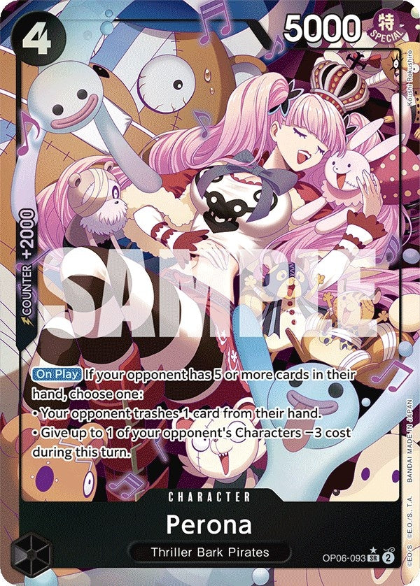 Perona (093) (Alternate Art) (6093) (OP06) - One Piece Card Game Single