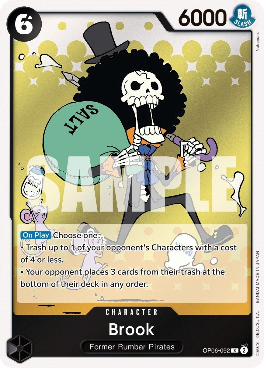 Brook (6092) (OP06) - One Piece Card Game Single