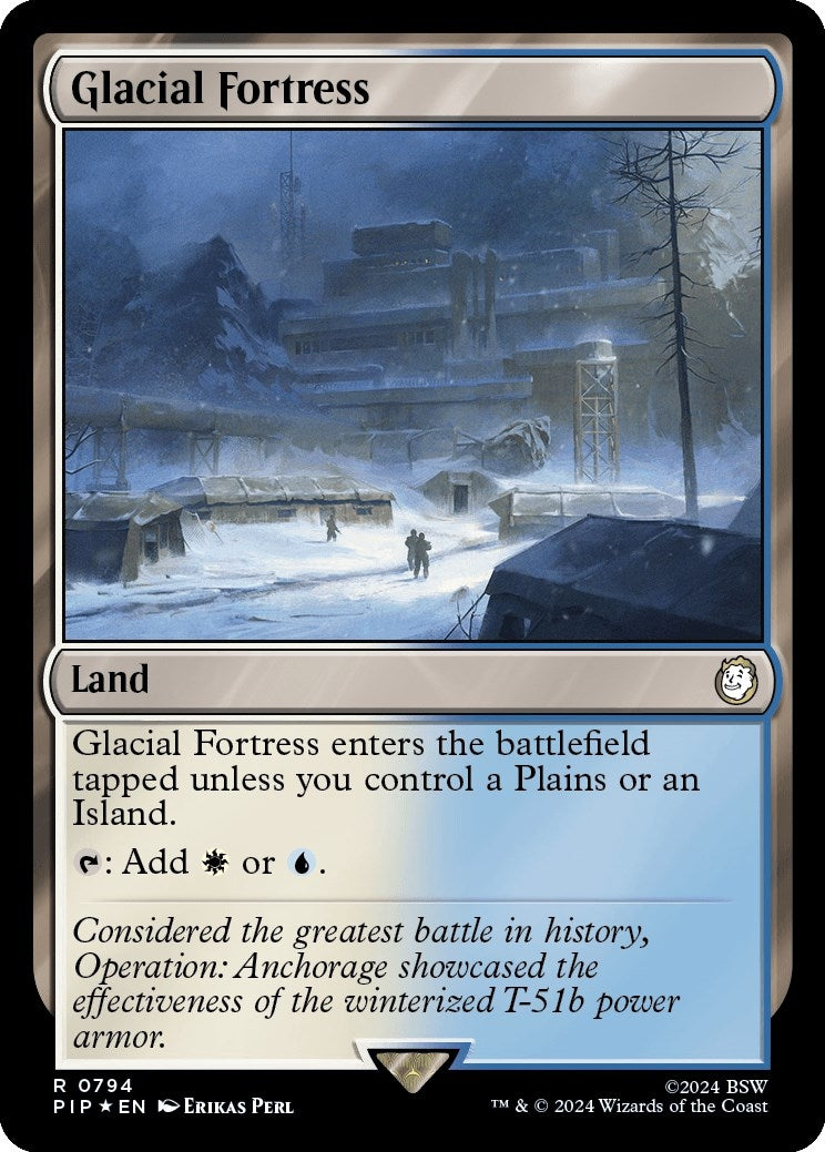 Glacial Fortress (Surge Foil) (794) [PIP] - MTG Single