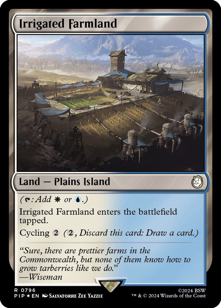 Irrigated Farmland (Surge Foil) (796) [PIP] - MTG Single