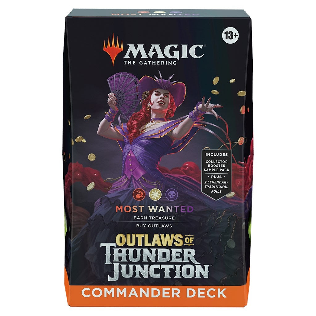 Outlaws of Thunder Junction Commander Deck - Most Wanted [OTC] - MTG Sealed