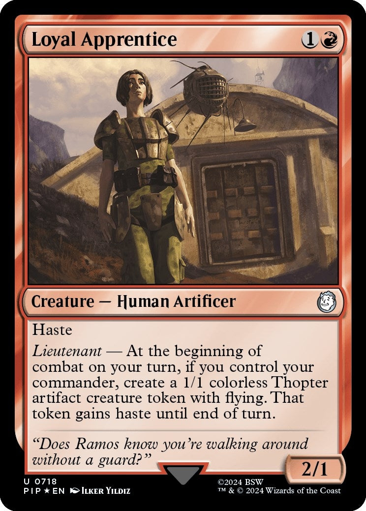 Loyal Apprentice (Surge Foil) (718) [PIP] - MTG Single