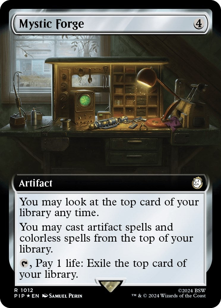 Mystic Forge (Extended Art) (Surge Foil) (1012) [PIP] - MTG Single