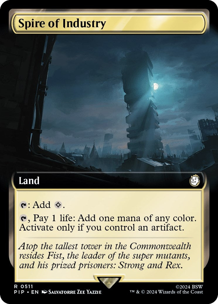 Spire of Industry (Extended Art) (511) [PIP] - MTG Single