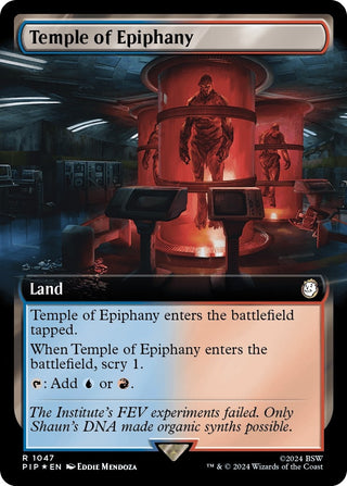 Temple of Epiphany (Extended Art) (Surge Foil) (1047) [PIP] - MTG Single