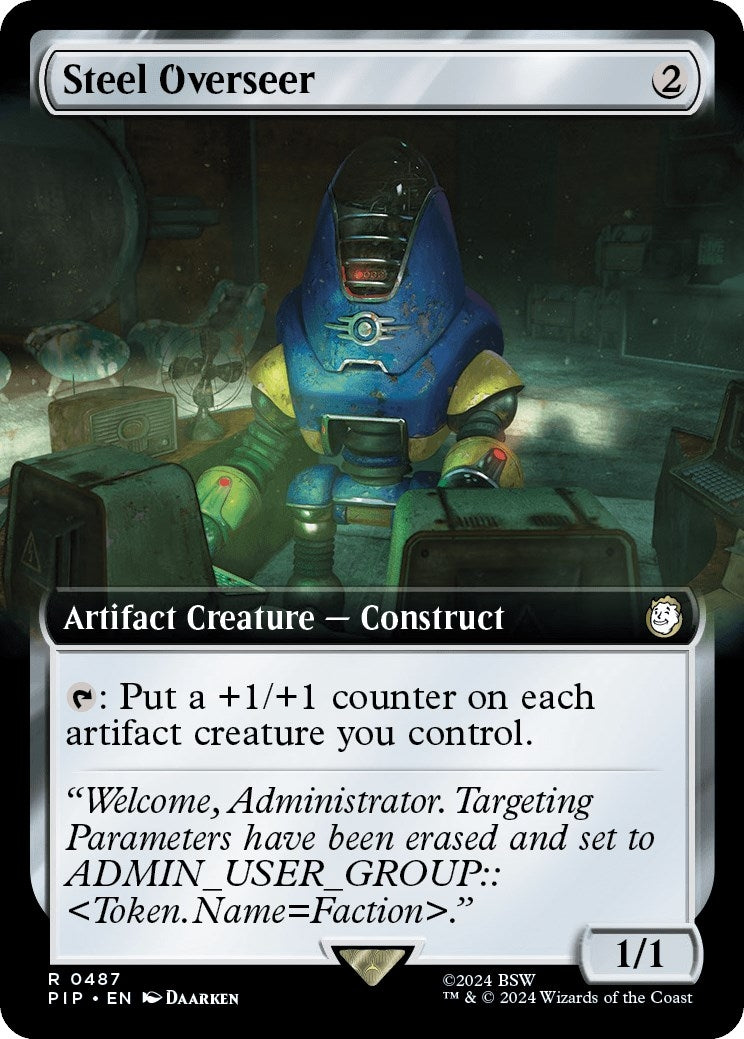Steel Overseer (Extended Art) (487) [PIP] - MTG Single