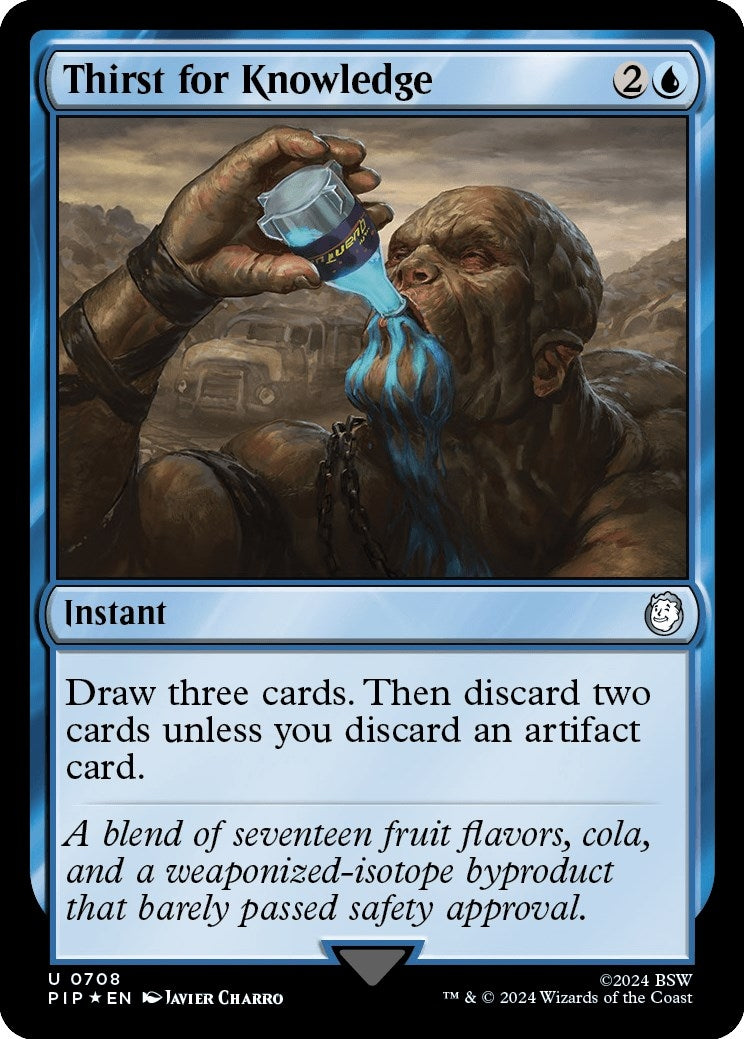 Thirst for Knowledge (Surge Foil) (708) [PIP] - MTG Single