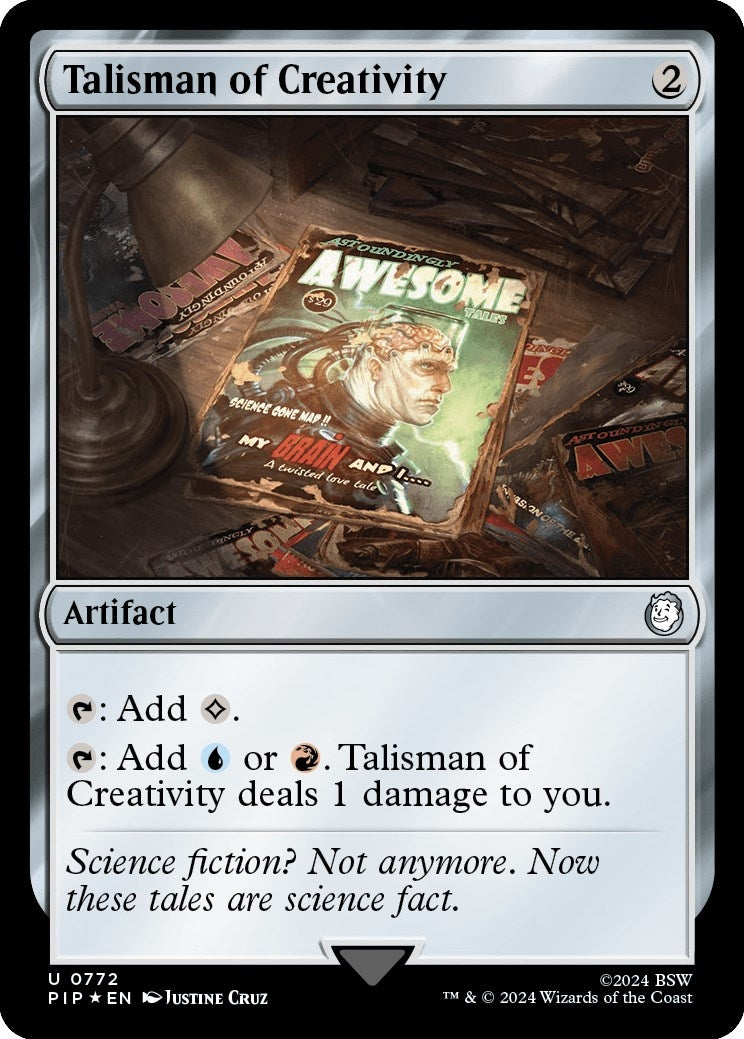 Talisman of Creativity (Surge Foil) (772) [PIP] - MTG Single