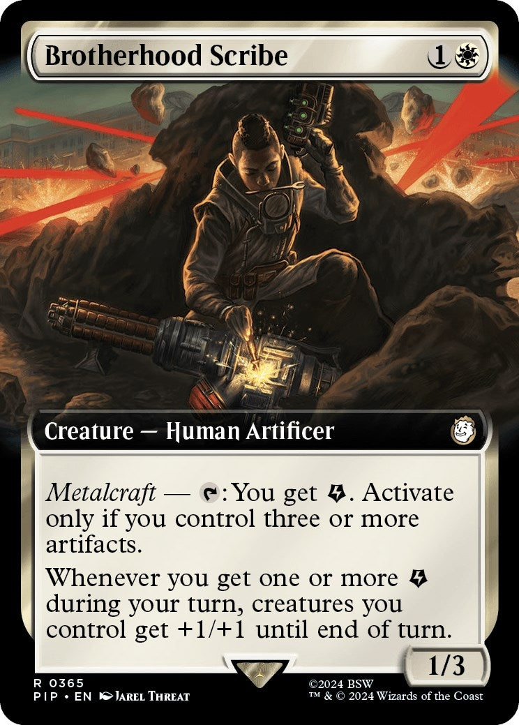 Brotherhood Scribe (Extended Art) (365) [PIP] - MTG Single