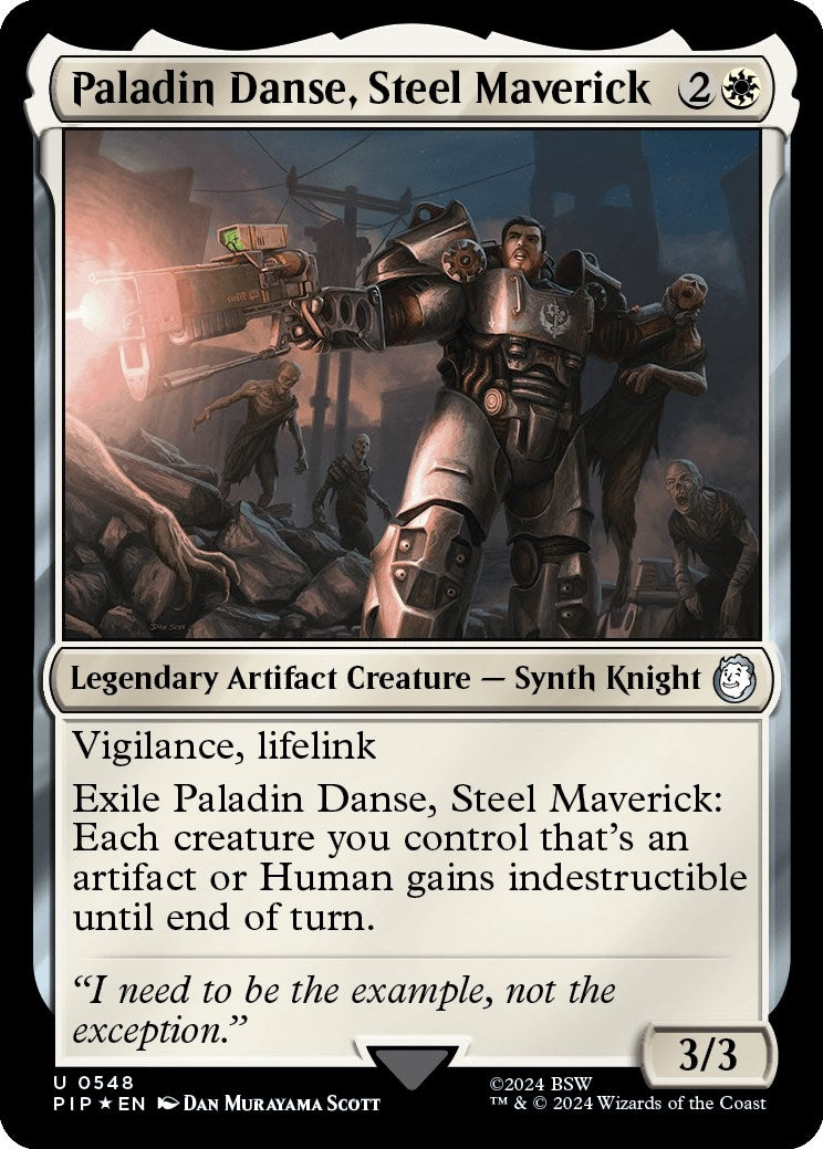 Paladin Danse Steel Maverick (Surge Foil) (548) [PIP] - MTG Single