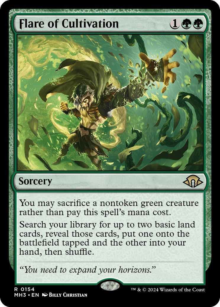 Flare of Cultivation (154) [MH3] - MTG Single