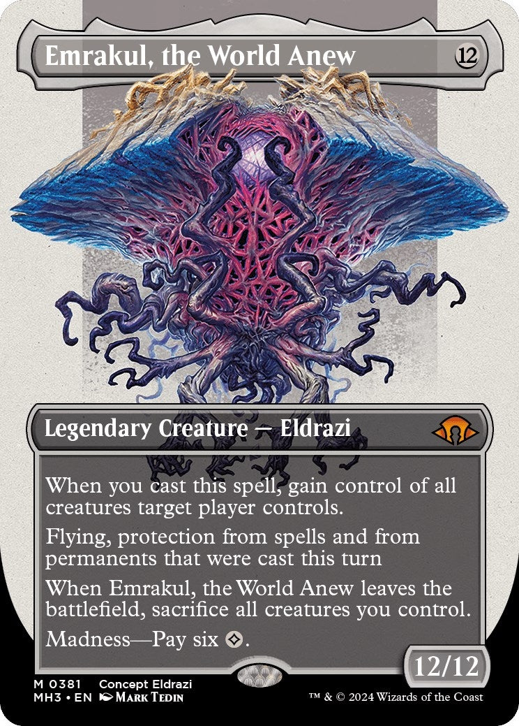 Emrakul the World Anew (Borderless) (381) [MH3] - MTG Single