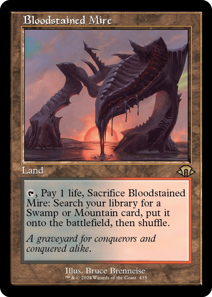 Bloodstained Mire (Retro Frame) (435) [MH3] - MTG Single