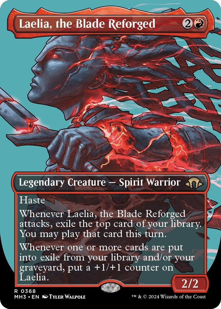 Laelia the Blade Reforged (Borderless) (368) [MH3] - MTG Single