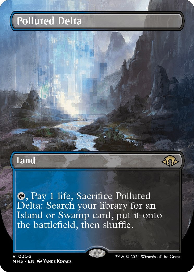 Polluted Delta (Borderless) (356) [MH3] - MTG Single