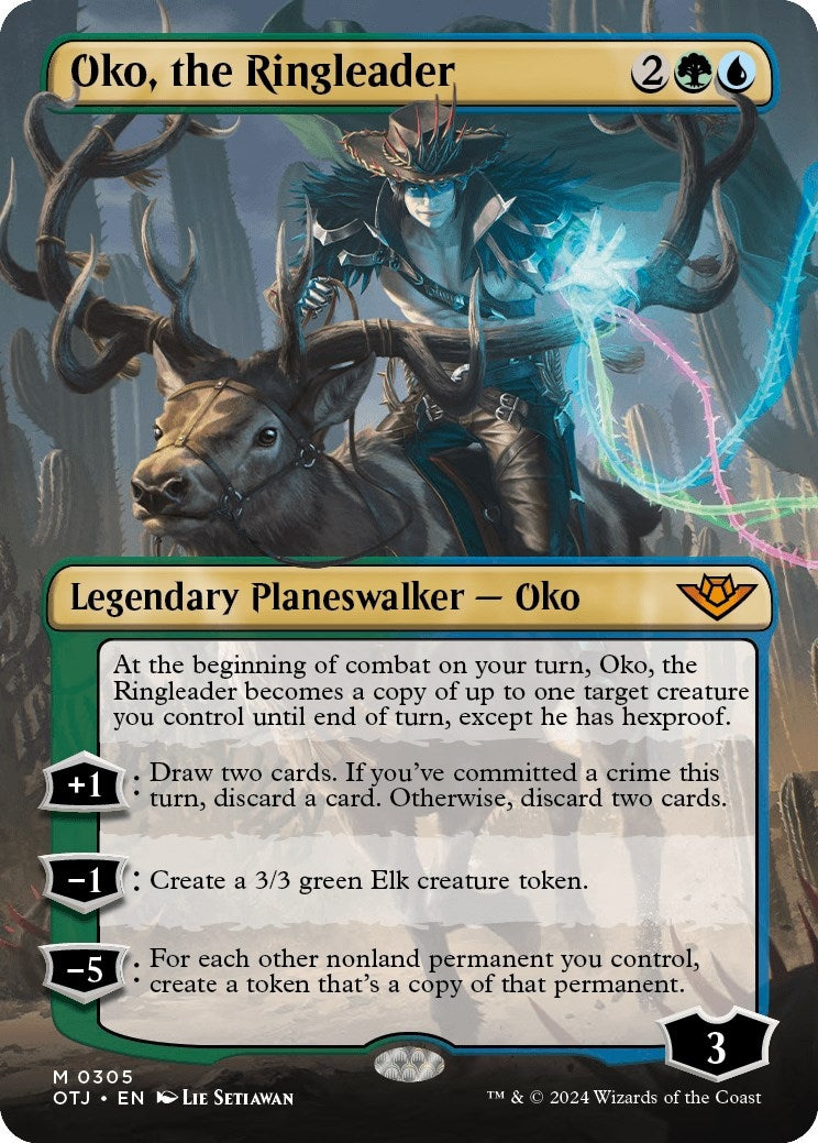 Oko the Ringleader (Borderless) (305) [OTJ] - MTG Single