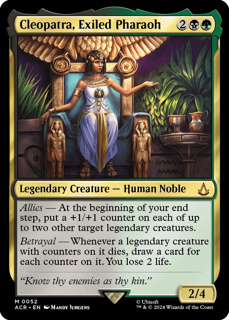 Cleopatra Exiled Pharaoh (52) [ACR] - MTG Single