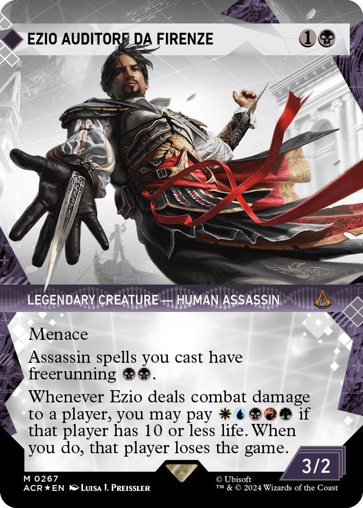 Ezio Auditore da Firenze (Showcase) (Textured Foil) (267) [ACR] - MTG Single