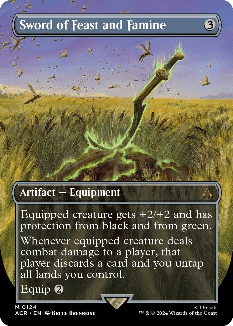 Sword of Feast and Famine (Borderless) (124) [ACR] - MTG Single