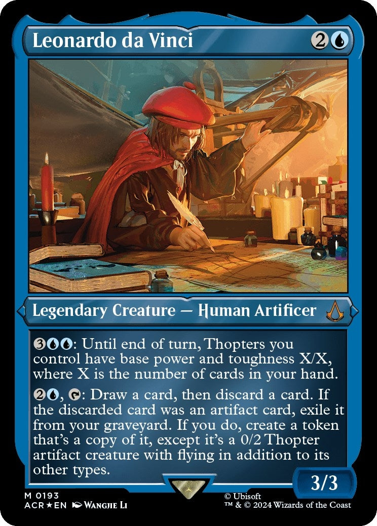 Leonardo da Vinci (Foil Etched) (193) [ACR] - MTG Single