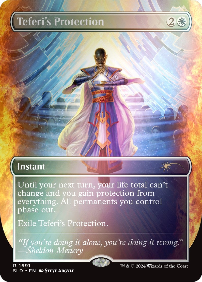 Teferi’s Protection (1691) (Rainbow Foil) (1691) [SLD] - MTG Single