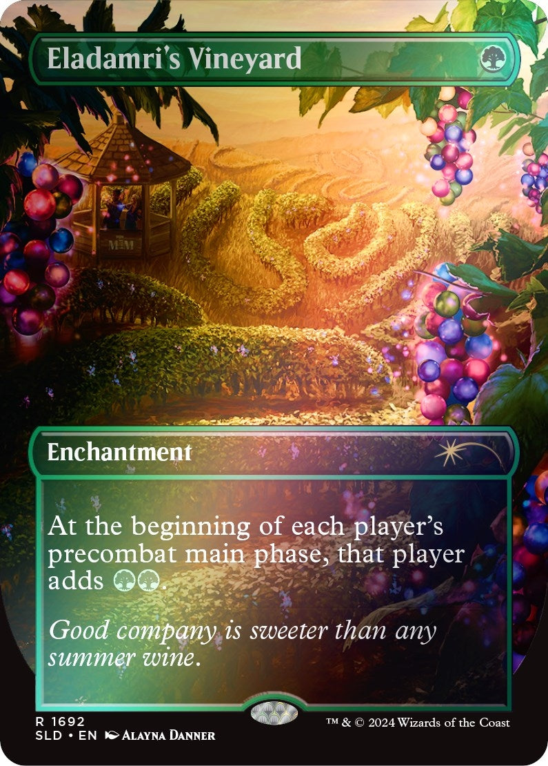 Eladamri’s Vineyard (Rainbow Foil) (1692) [SLD] - MTG Single