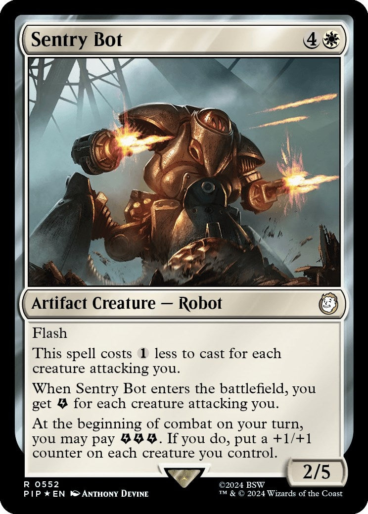 Sentry Bot (Surge Foil) (552) [PIP] - MTG Single