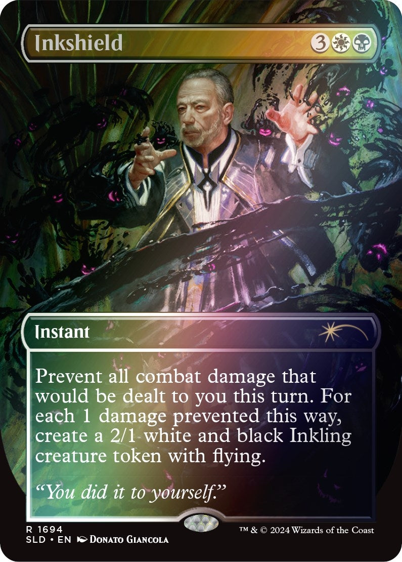Inkshield (Rainbow Foil) (1694) [SLD] - MTG Single