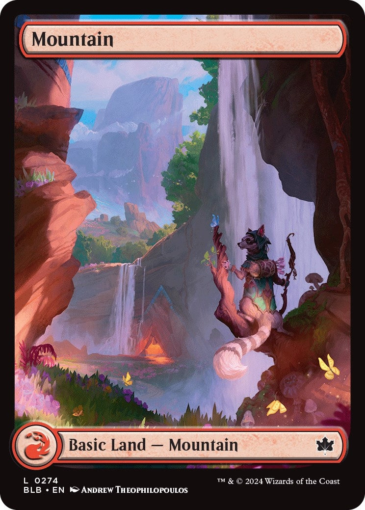 Mountain (0274) (274) [BLB] - MTG Single