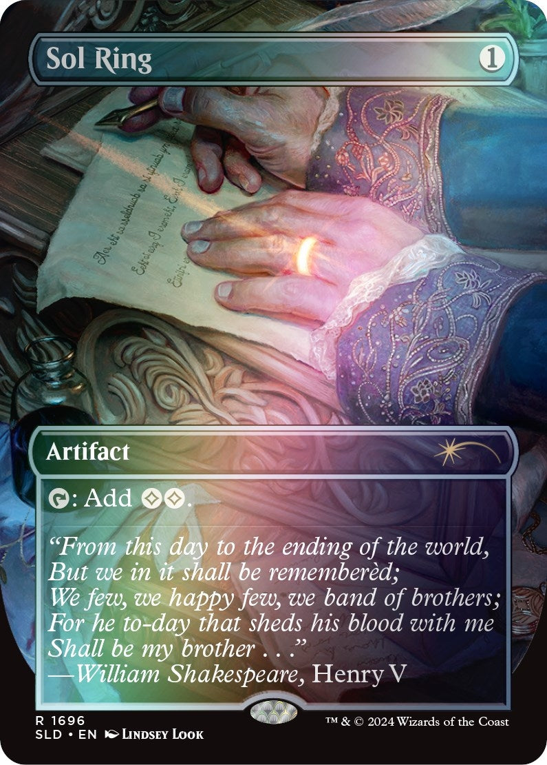 Sol Ring (1696) (Rainbow Foil) (1696) [SLD] - MTG Single