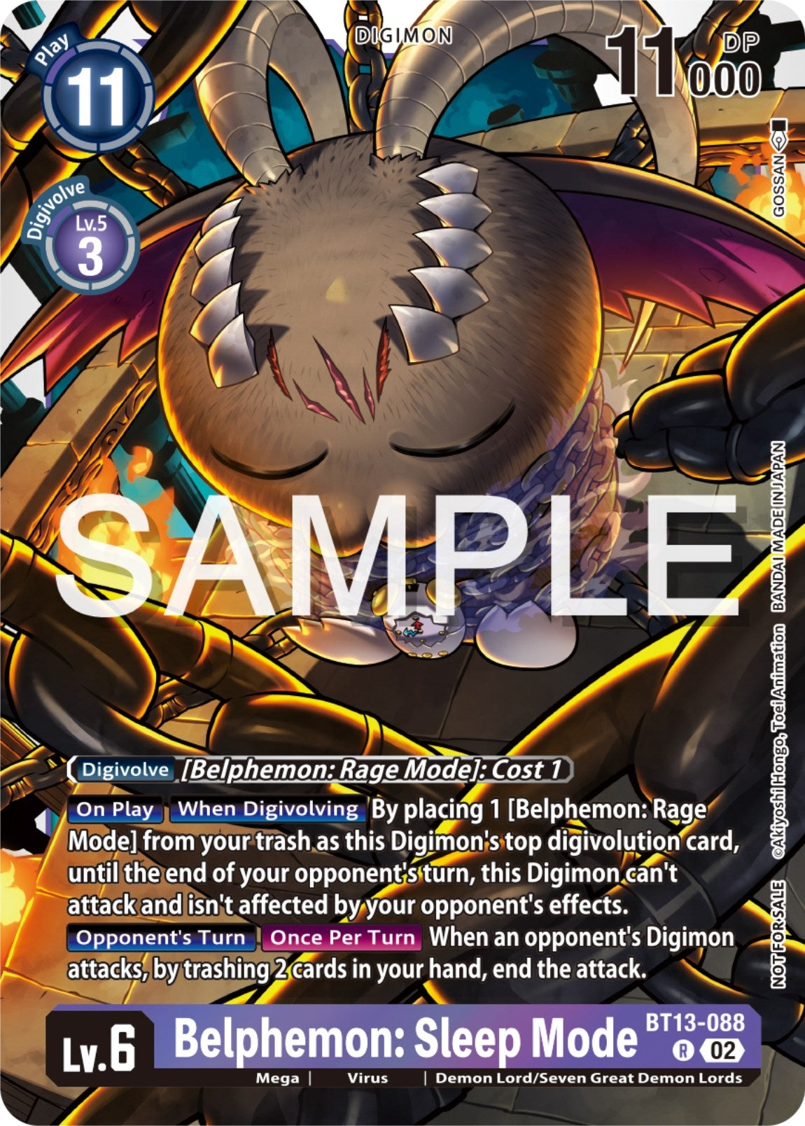 Belphemon: Sleep Mode (Event Pack 6) (13088) [BT13] - Digimon Card Game Single