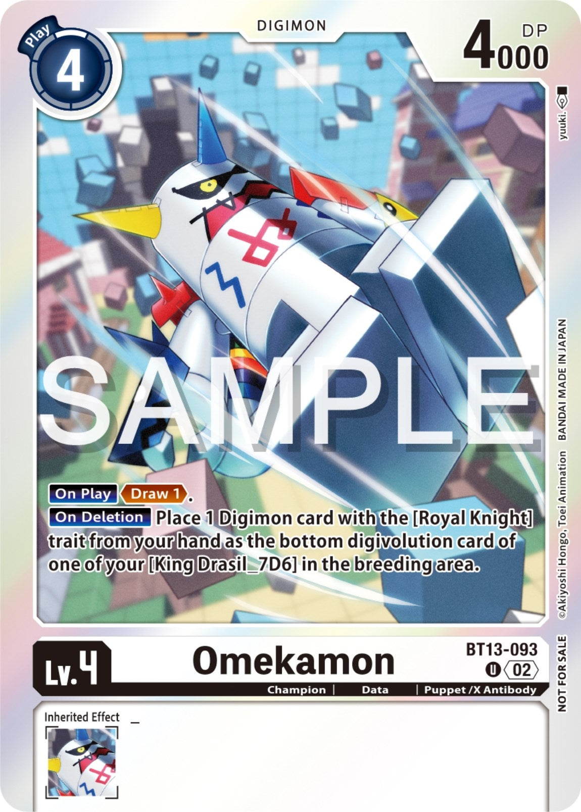 Omekamon (Event Pack 6) (13093) [BT13] - Digimon Card Game Single