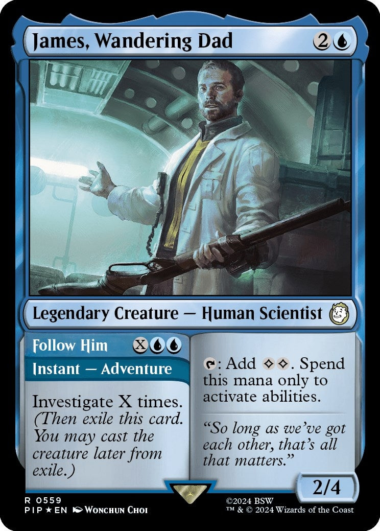 James Wandering Dad (Surge Foil) (559) [PIP] - MTG Single
