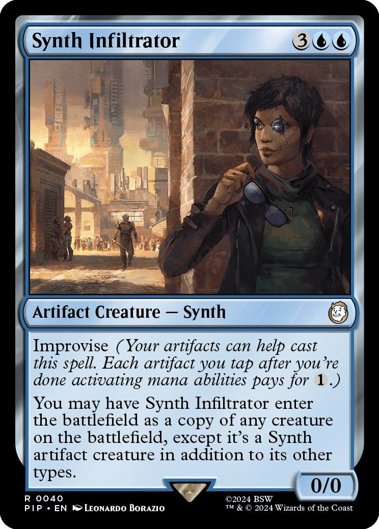 Synth Infiltrator (40) [PIP] - MTG Single