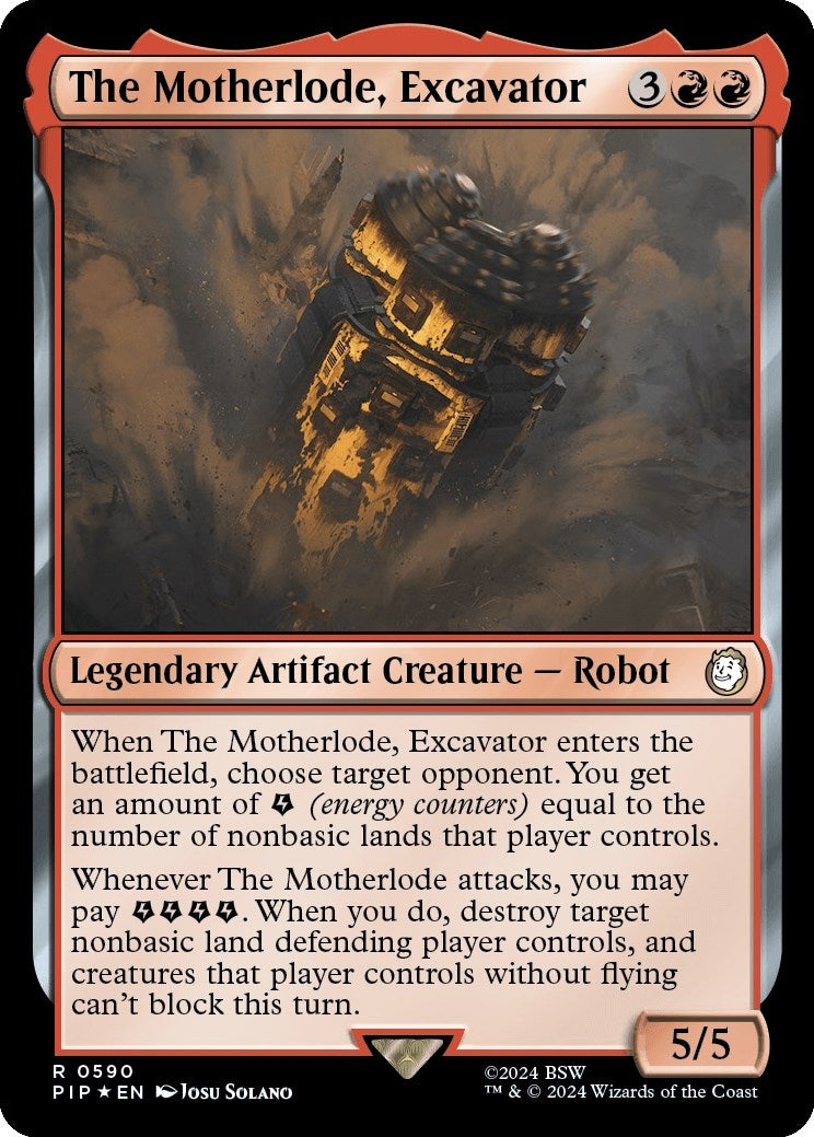 The Motherlode Excavator (Surge Foil) (590) [PIP] - MTG Single