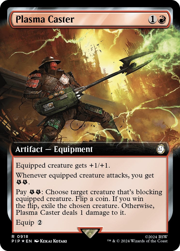Plasma Caster (Extended Art) (Surge Foil) (918) [PIP] - MTG Single
