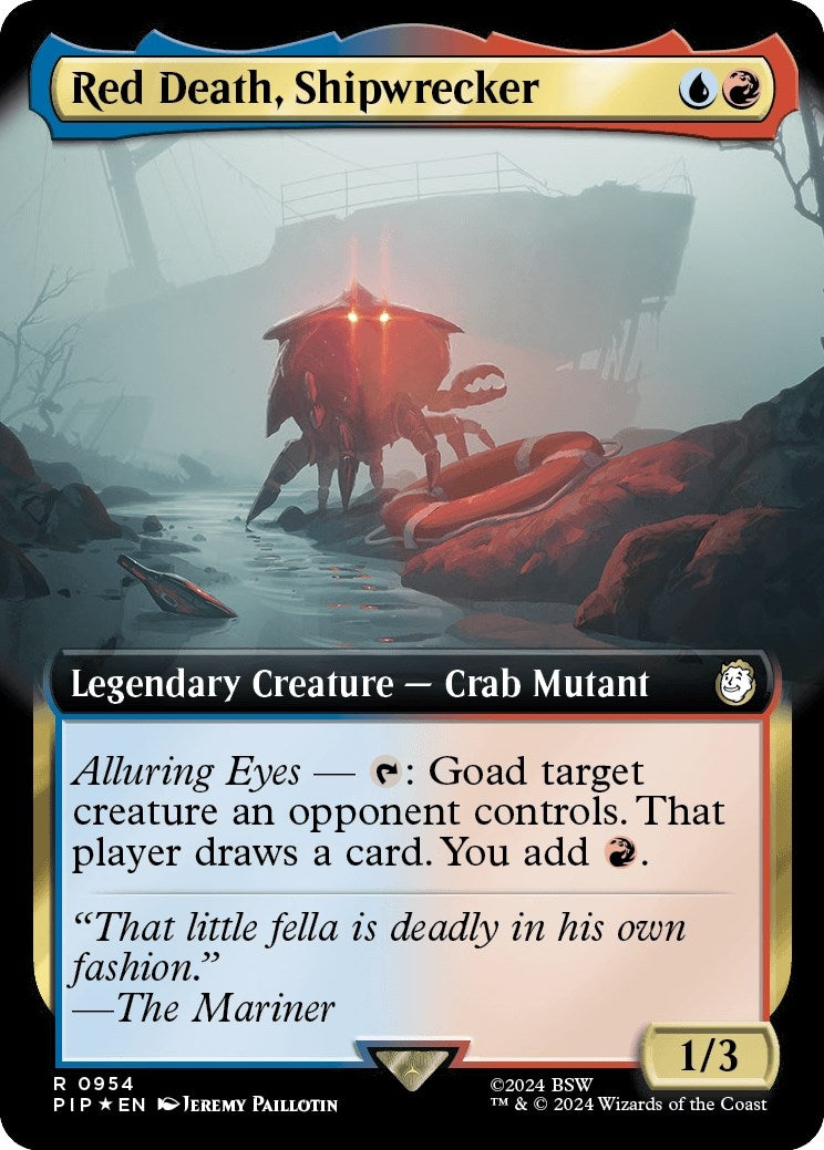 Red Death Shipwrecker (Extended Art) (Surge Foil) (954) [PIP] - MTG Single
