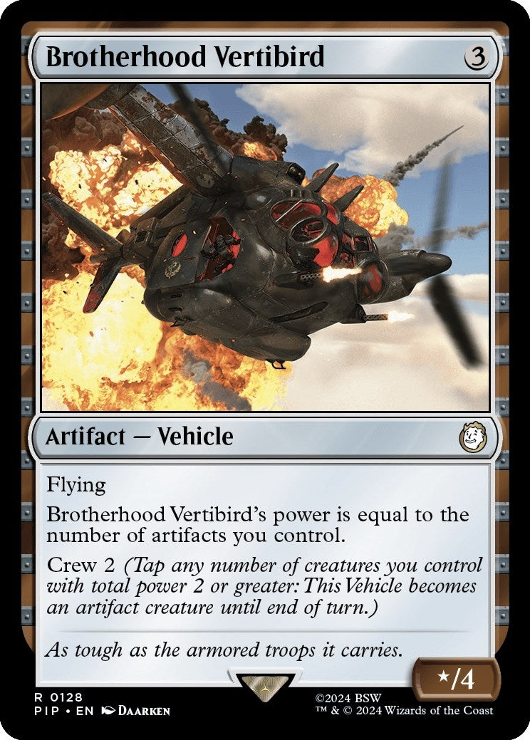 Brotherhood Vertibird (128) [PIP] - MTG Single